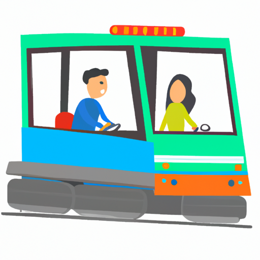 3. תמונה המציגה נוסעים נהנים מרכב הובלה קטן נקי ונוח
